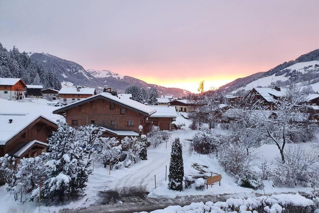 *** Le Refuge *** Logement Standing Megeve Demi-Quartier Exteriör bild